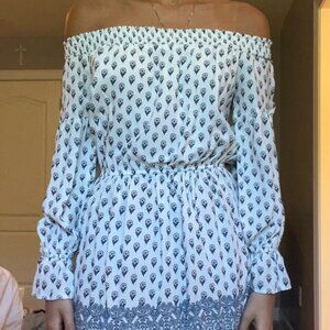 Hollister Off the Shoulder Mini Dress